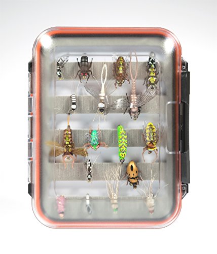 Deluxe Two Sided Water Tight Fly Box/Ice Fishing Jig Box #TOP3