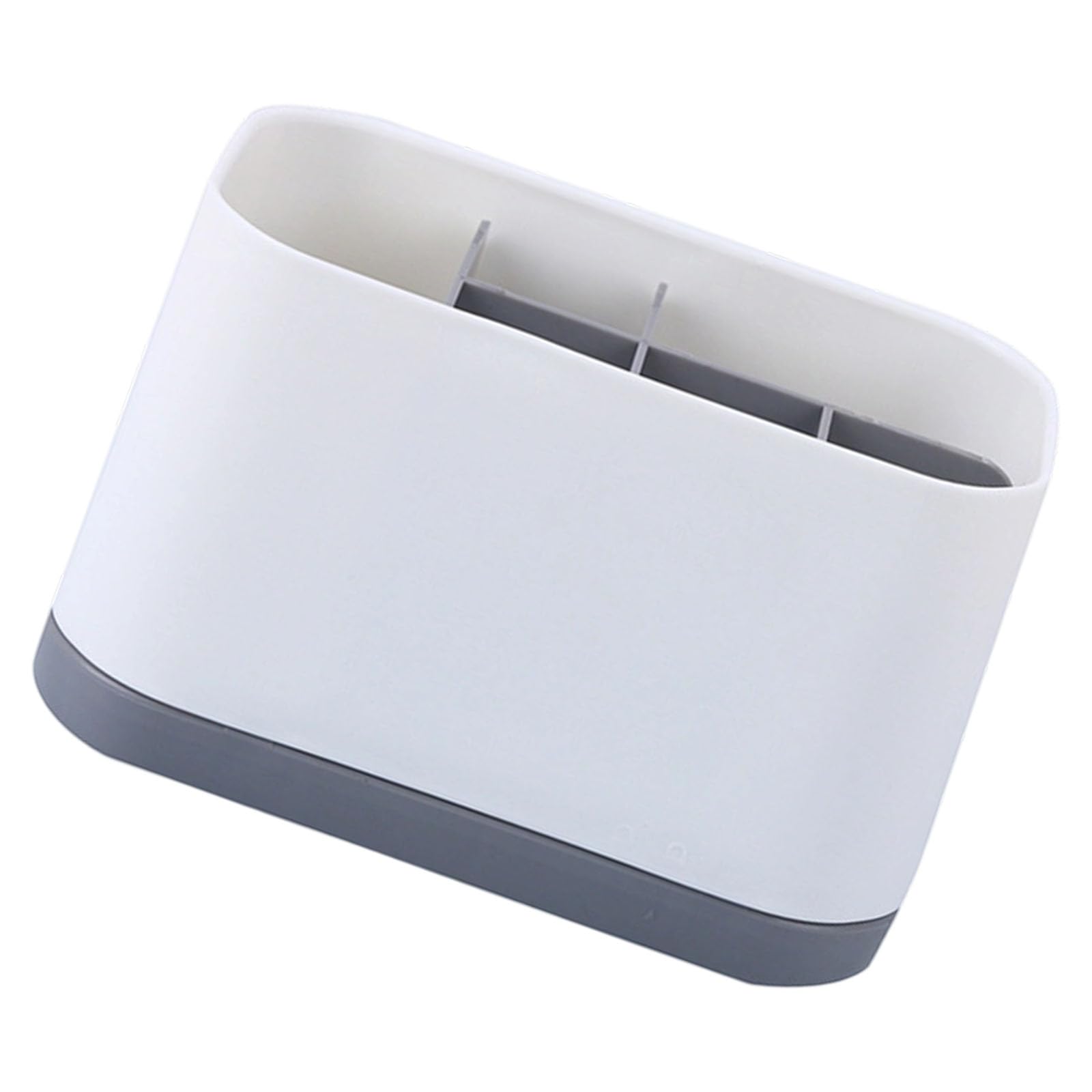 Space Saving Toothbrush and Toothpaste Removable Trays Easy Assembly Waterproof Bathroom Countertop Storage Multifunctional Bathroom Shelf