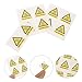 PRETYZOOM 10PCS High Temperature Warning Stickers Caution Hot Surface Decals for Equipment Sturdy Adhesive Safety Labels Scald Sign Stickers for Industrial Use