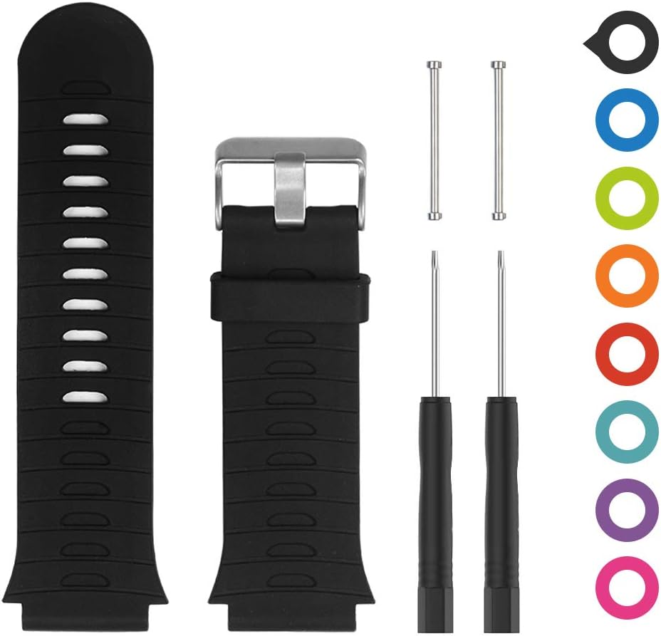 Cinturino Silicone Per Garmin Forerunner 10 E 15 – Orologio GPS Running – Ricambio Generico