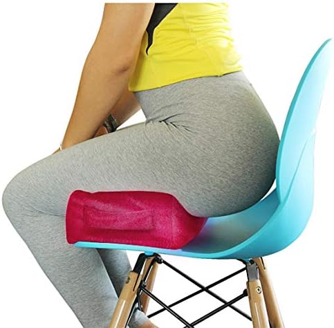 yesindeed the original brazilian butt lift pillow – dr. approved for post surgery recovery seat – bbl foam pillow + cover bag firm support cushion butt support technology - pink