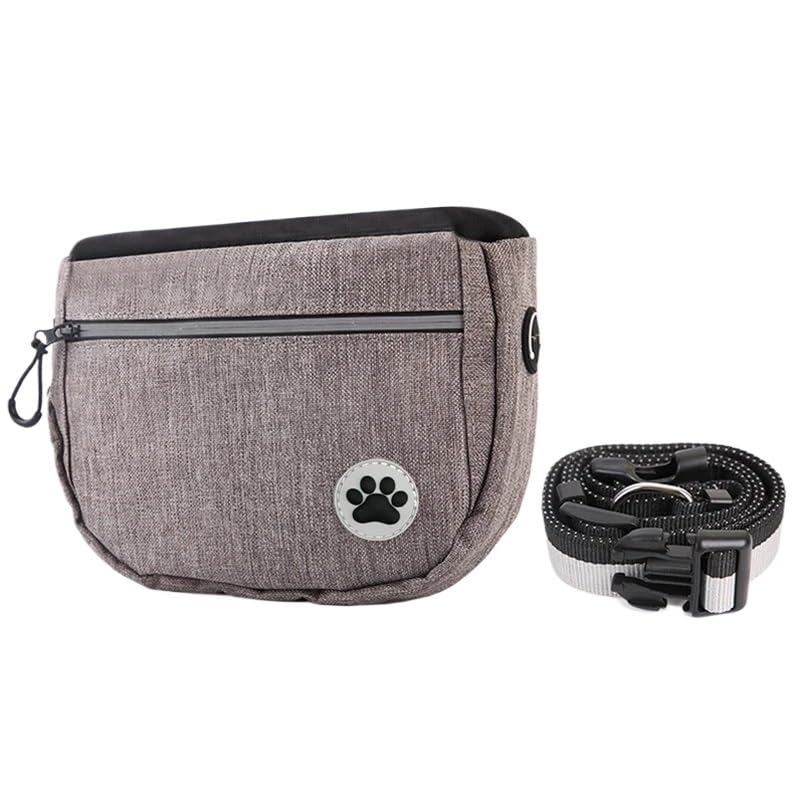 Pochette de collation de dressage de chien portable Sac de taille de dressage de chien Sac de collation de récompense for chien Pochette de collation de promenade de chien Sac de taille de récompense