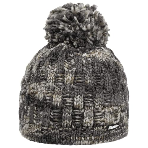 Bonnet Chari Pompon Eisbär gris pour vos balades en station de ski