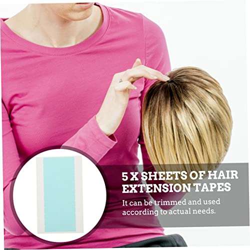 FRCOLOR 35 Folhas Filme De Extensão De Cabelo Fita Dupla Face Mini Fita De Renda Tiaras Mini Adesivo