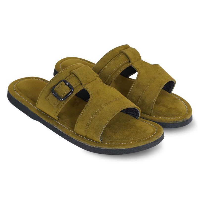 Image of DFR Sandals for Men, Daily Use Comfortable Ethnic Rajasthani Mens Slippers