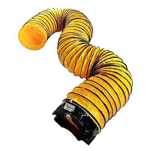 Image of MOUNTO 25FT PVC Flexible Duct Hosing for Exhaust Fan (8inch w /o Bag)