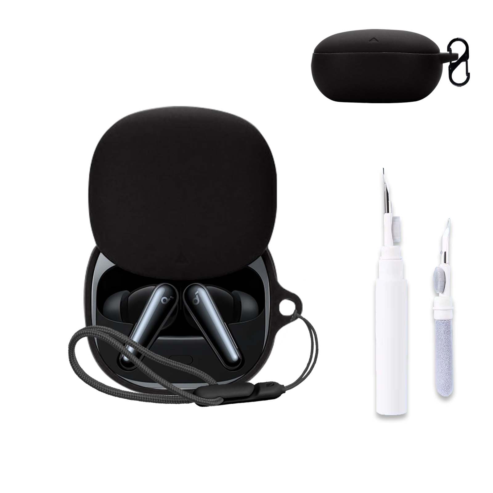 SALE Anker SoundcoreLiberty5 BLACK ケース付き Amazon.com: for Anker Soundcore Liberty 5 Case Cover,NOUKAJU