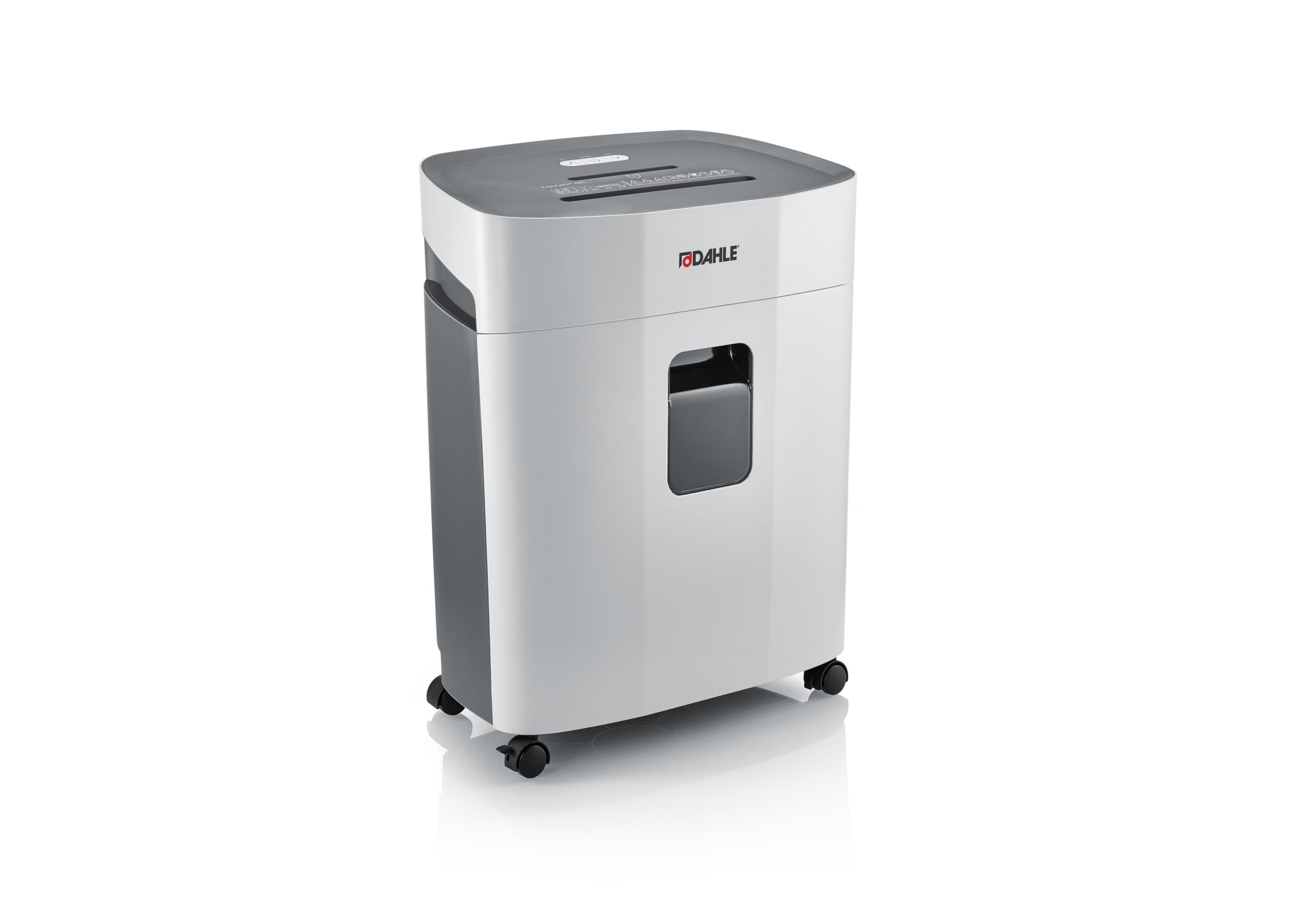Dahle PaperSAFE PS 420 - Distruggidocumenti (10 fogli, livello di sicurezza P5, microtaglio, senza olio e manutenzione, 25 litri, colore: Grigio