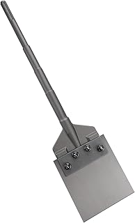 6 Inch SDS Plus Floor Scraper with Spare Bolts and Locknuts, Easily Removes Tile, Plaster, Hardwood Floors and Works with All SDS-Plus System Rotary and Electric Hammers