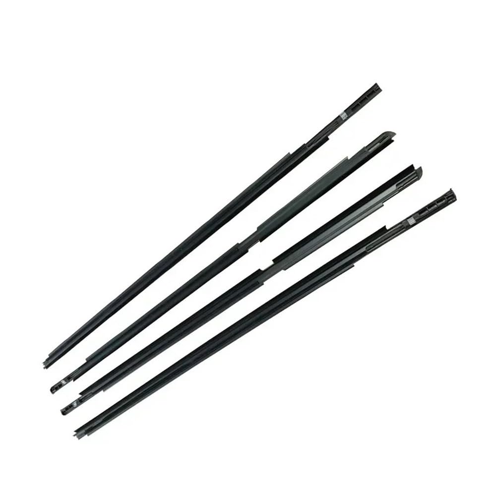 Sealing Strip 4Pcs Car Window Glass Weatherstrip Moulding Trim for Toyota for Yaris Hatchback 2006-2013 68210-0D100 Rubber Protector Sealing Belt
