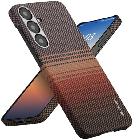 pitaka for S25 Plus Case 6.7" with Caseless Feeling, Edge Case-Sunset