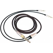 NewFantasia Replacement Audio Cable Compatible with Hifiman Sundara, Arya, Ananda Headphones 3.5mm and 6.35mm to Dual 3.5mm Connector Jack Male Cord 1.5meters/4.9feet