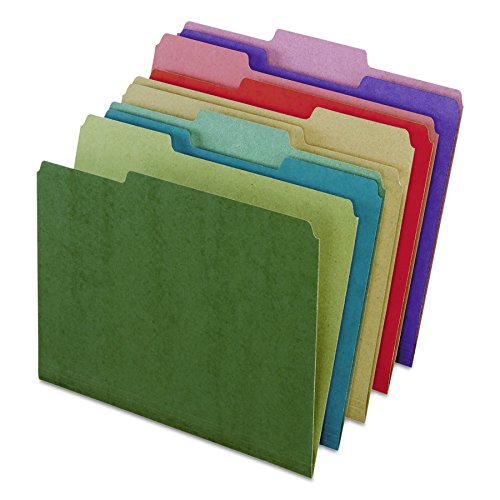 Earthwise By Pendaflex 04350 Recycled File Folders, 1/3 Top Tab, Ltr, Assorted (Box Of 50) #TOP2