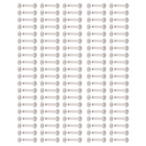 100 Set Flat Head Stainless Steel Rivet for Guardrails 4x25x8.5mm M3 Chicago Screw Set