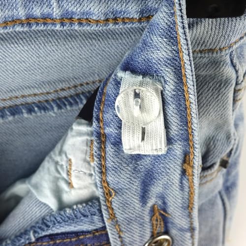 Pantalones cortos de mezclilla para niños pequeños con cintura elástica interior 5