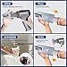 Saker 3 in 1 vacuum cleaner original filter, 3 HEPA filter and 1 steel filter, perfectly adapted to Saker handheld vacuum cleaners,robust and durable, washable, easy to clean