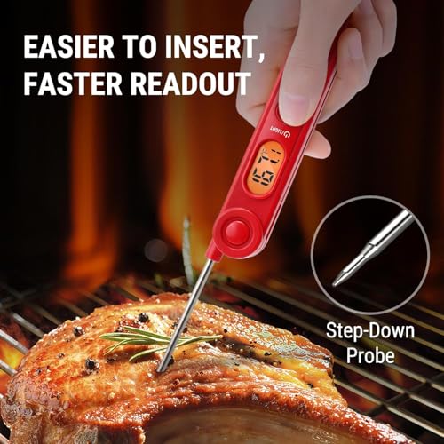 Image of LABART ThermoPro TP03B Digital Meat Thermometer for Cooking, Instant Read Thermometer with Backlight, Food Thermometer for Grill Smoker BBQ Oil Deep Fry Candy Bread Coffee with Pop-up Meat Probe