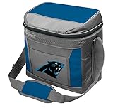 NFL Carolina Panthers 16 Can Soft-Sided Cooler with Ice, Blue