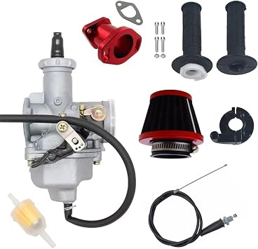 JIK Hand Choke Carburetor PZ30 لـ 4 السكتة الدماغية CG 125cc 150cc 200cc 250cc ATVs Go Karts and Dirt Bikes