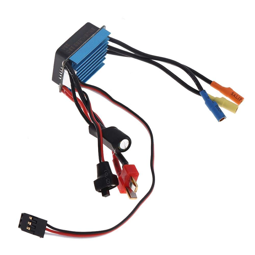 2430 7200KV Motor sin escobillas sin sensor 4P controlador electrónico de velocidad a prueba de salpicaduras escobillas 25A ESC con modo de interruptor 5V/1A BEC para 1/18 CaBoat.