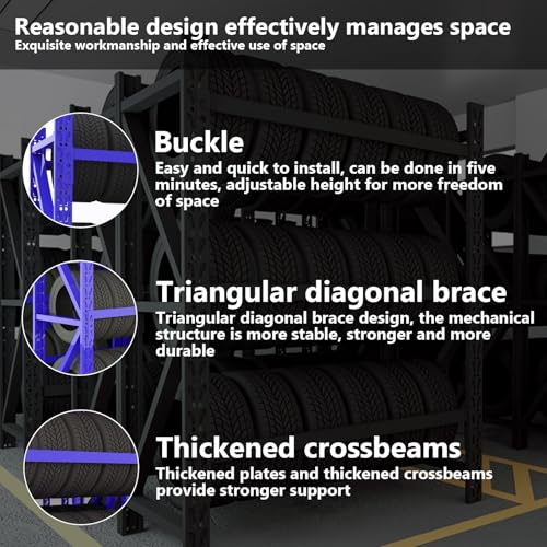 Support de rangement robuste pour libérer de l'espace dans les garages encombrés