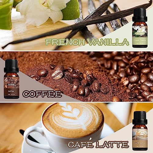 Image of SALKING Coffee Shop Fragrance Oils Set, Essential Oil for Diffuser for Home
