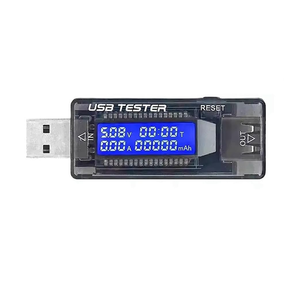 Wesafrae Kws-V21 Usb Tester Qc2.0 Dc 4-30V Digital Voltmeter Ammeter Power Capacity Monitor Battery Capacity Tester