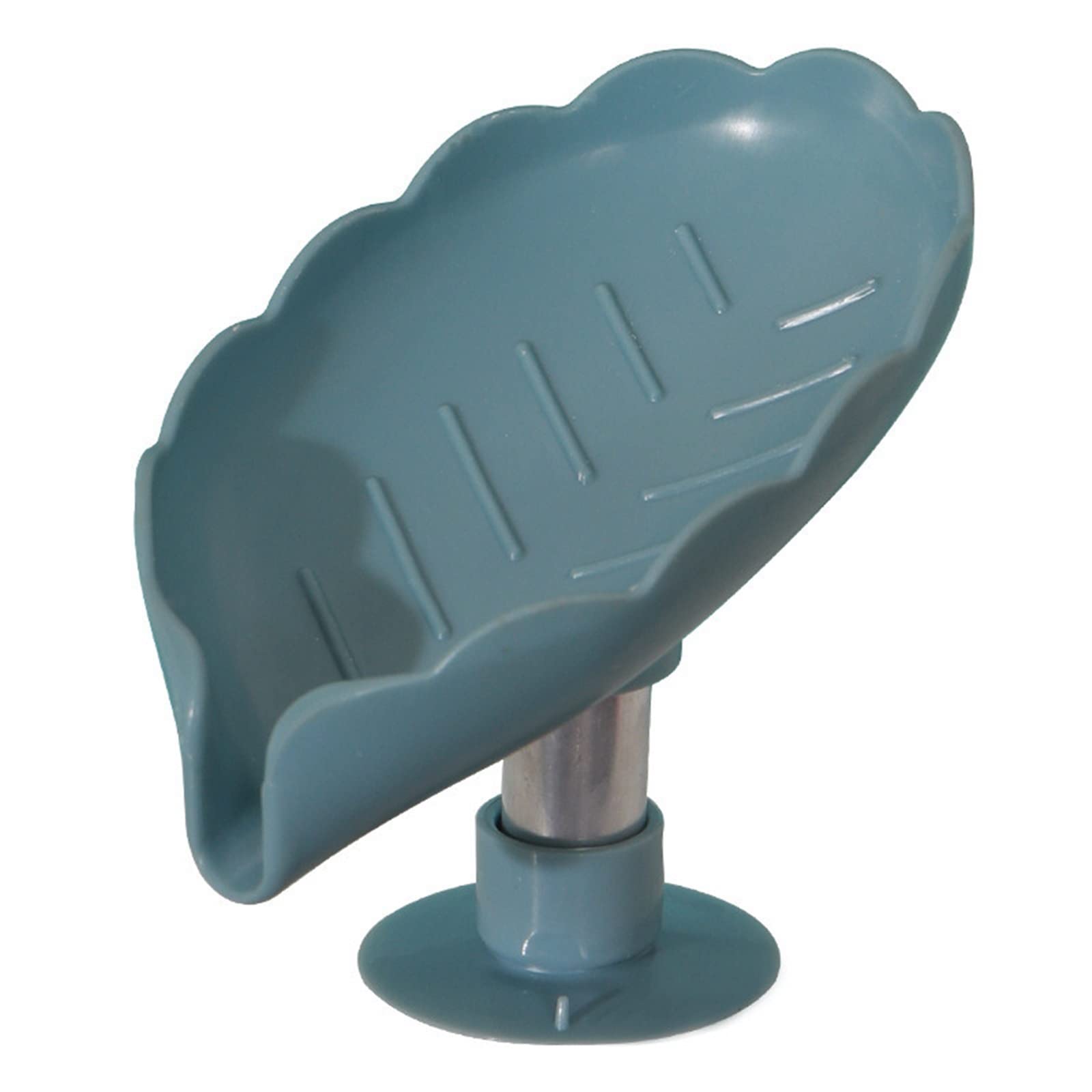 Soap dish, Leaf Shape Soap Box Drain Holder Toilet Laundry Supplies Tray Gadgets(3)