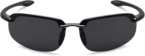 Miniatura 7 de WISTON Lentes de sol polarizados deportivos para hombres y mujeres, marco sin montura Tr90 para correr, pescar, béisbol, conducir, W8001