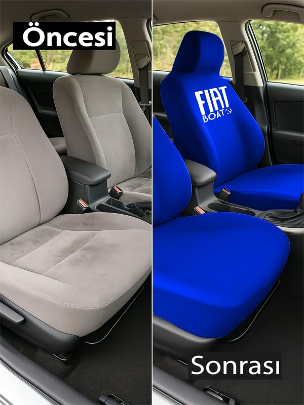 Arac içinde estetik ve rahatlik arayanlara Fiat Stilo ile uyumlu oto koltuk kılıfı Lacivert