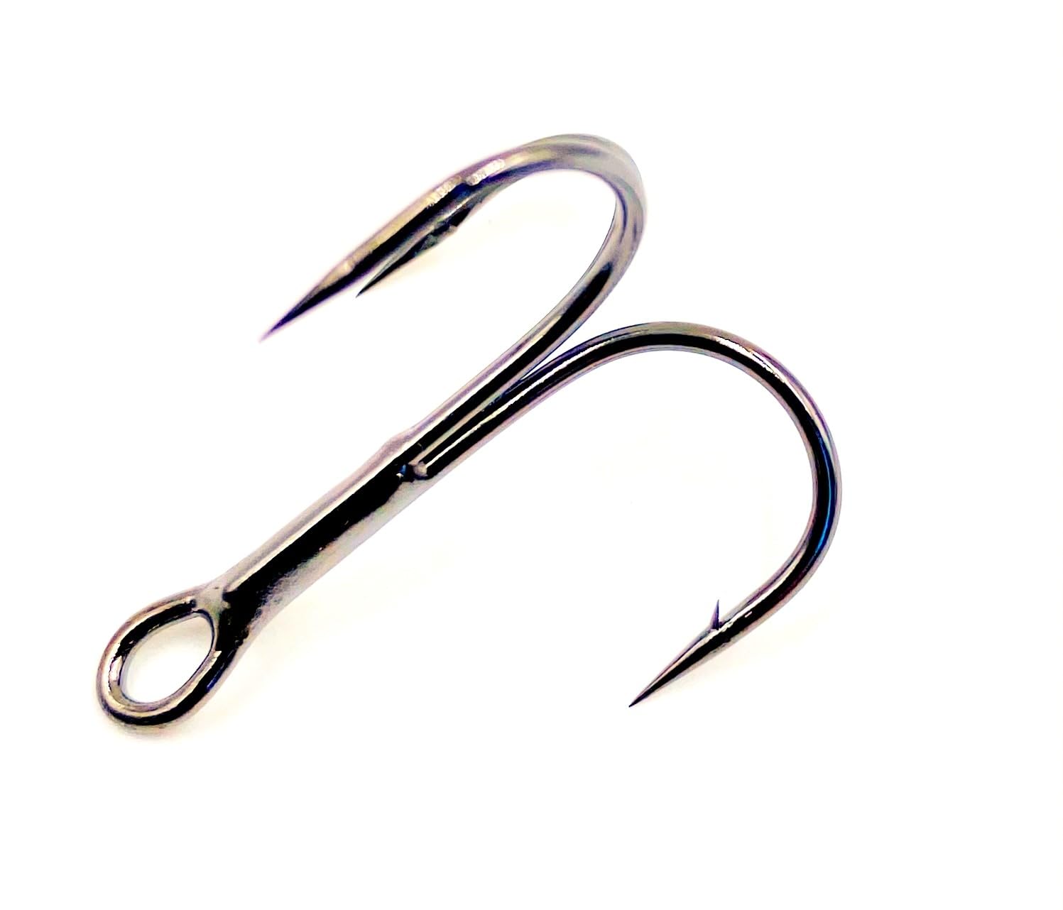 Maruto Barbed Fishing Hooks - Treble Fishing Hooks Sharp Strong Japanese High Carbon Treble Hooks