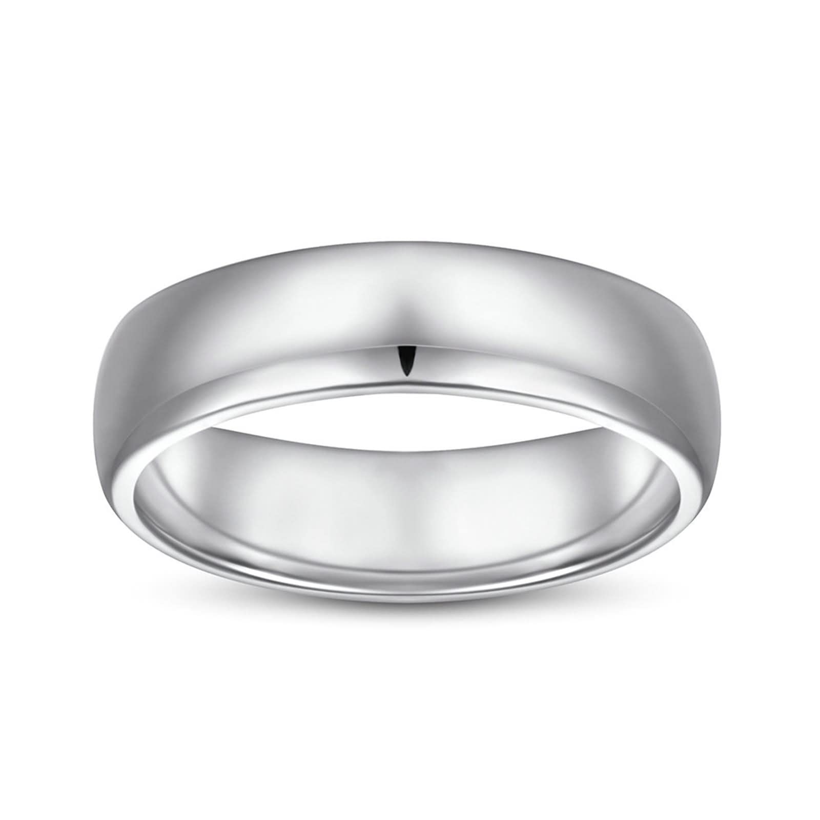Eheringe Damen, Silberschmuck-Set für Damen, klassisches poliertes Sterlingsilber zum Valentinstag