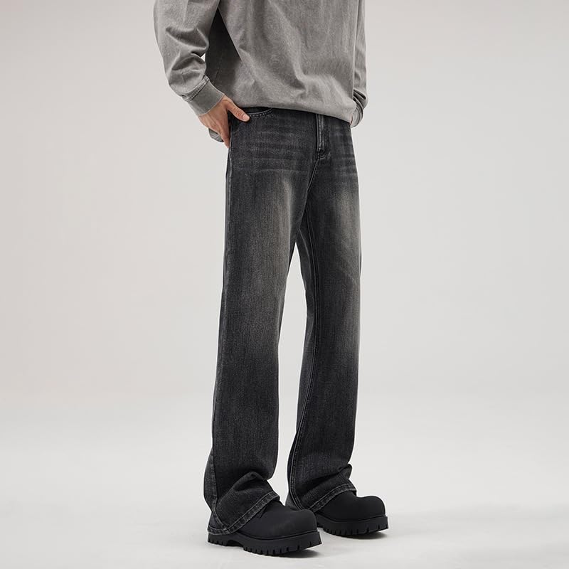 Men's Pants Summer Striped Straight Leg Jeans3