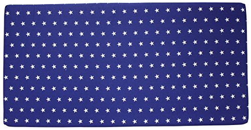 Best For Kids Babymatratze 60x120x6 cm Bezug 100% kuschelweiche Baumwolle (Marineblau)