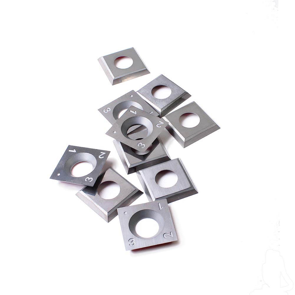 Poweratic Shelix – Inserto De Cabeza Para Cepilladora Helicoidal, 10