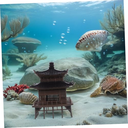 Pagoda miniatura impermeable: decora tu pecera o bonsái sin daños 8