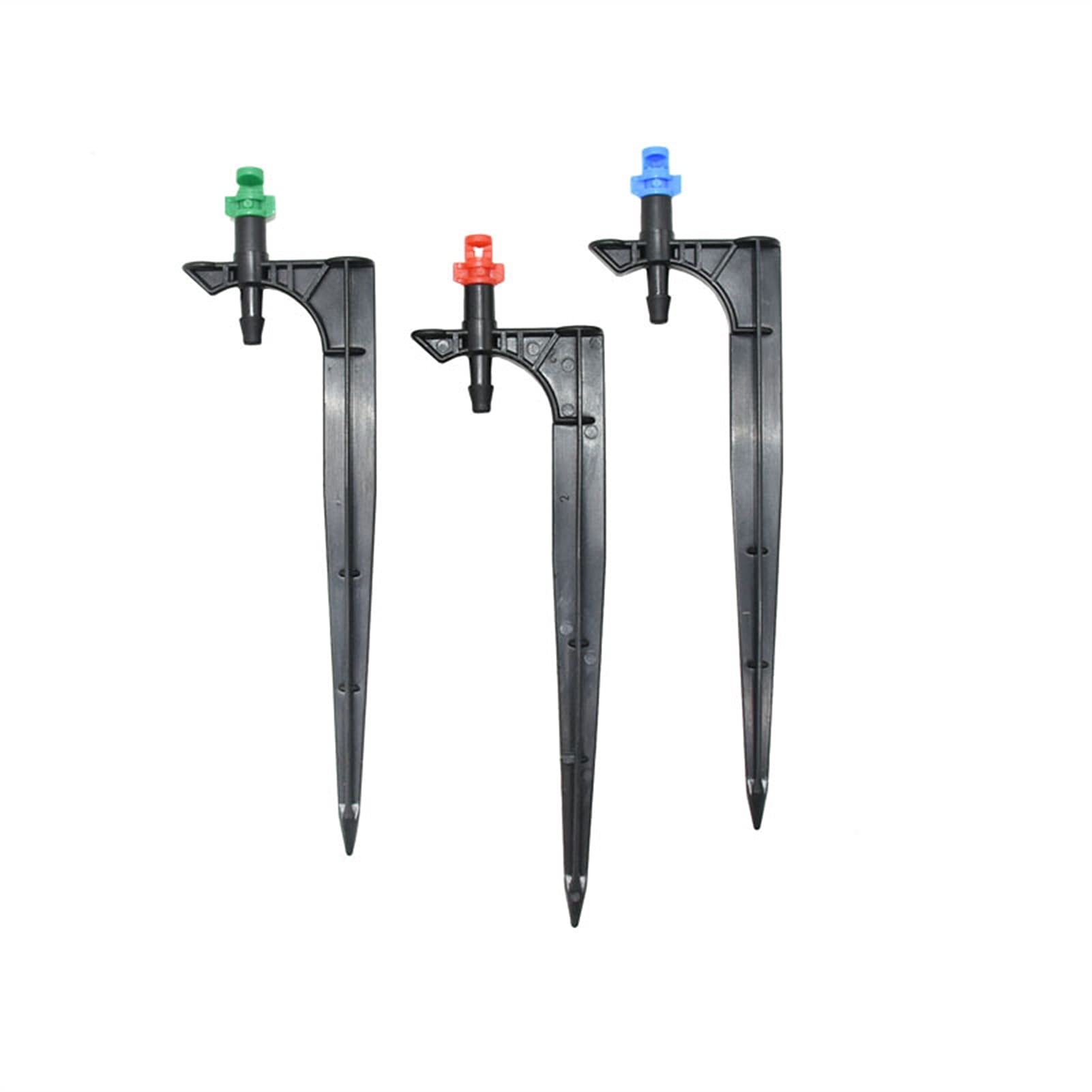 Irrigation Dripper Degrees Irrigation Refraction Water Mist Sprinkler Nozzle with 15cm Support Connection Fog Nozzle Sprayer 90/180/360 10pcs (Color : 90 Degree)
