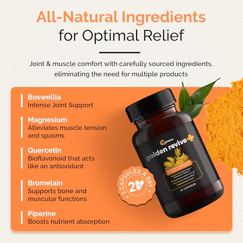 image for UpWellness Golden Revive + Joint Support Supplement Featuring Turmeric