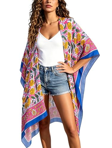 Image of Breezy Lane Kimonos for Women Swimsuit Coverups Beach Cover Up Swimwear Cardigan Summer