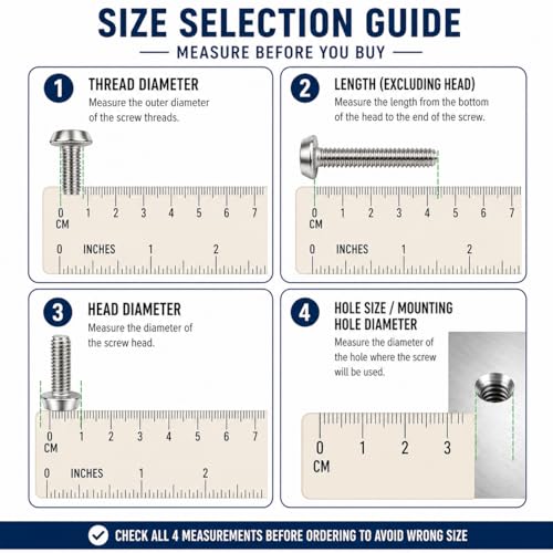 Image of By inchVP INDUSTRIES inch (Pcs-15) M6x25 mm Anti Theft Security Bolts Stainless Steel | Tamper Proof Bolt for Machines, Panels & Equipment | Heavy Duty Rust Proof Fastener