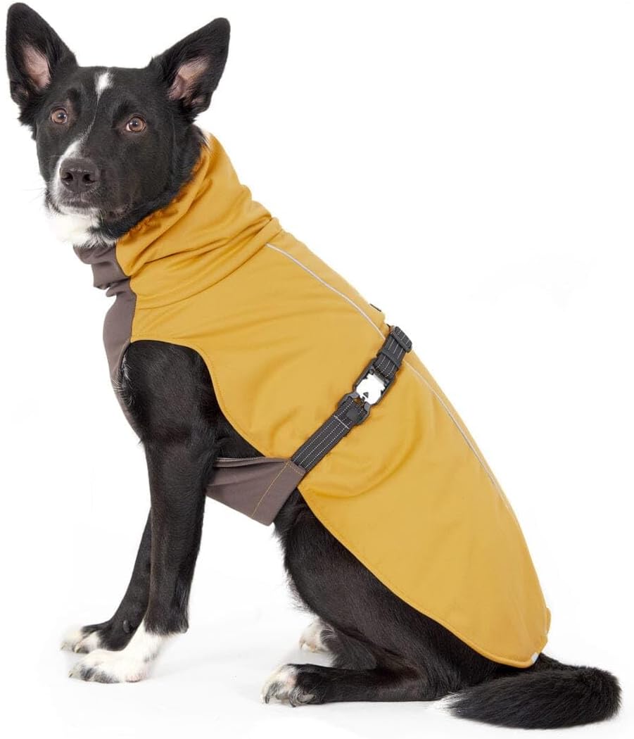 Goldpaw Winterpaw Small Dog Winter Coat - Warm Dog Jacket Made with Waterproof, Windproof, and Breathable Fabric - Comfortable and Durable - Made in The USA - Machine Washable - Gold - Size 12
