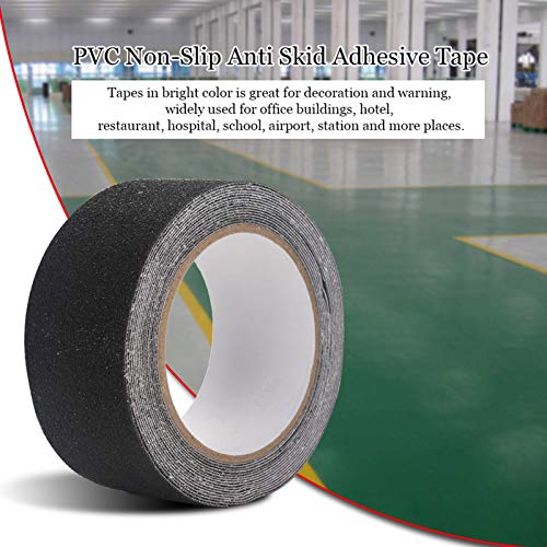 anti slip tape 165ft 2inch non slip pvc tape safety tape for stair step floor safety decor black