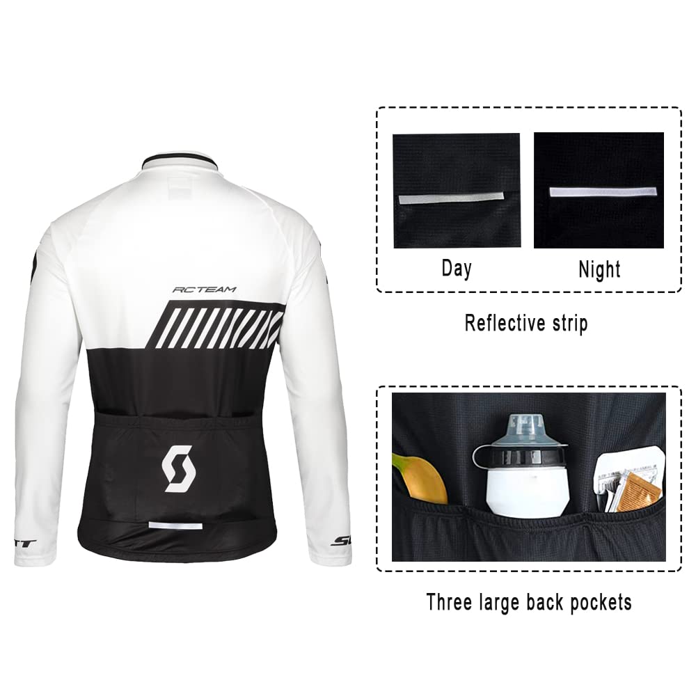 HOMTOL Abbigliamento Ciclismo Set Manica Corta Tuta Ciclismo Uomo Completo Ciclismo Estivo Per Bici Da MTB Con Pantaloncini Imbottiti in Gel Traspirante e Ad Asciugatura Rapida