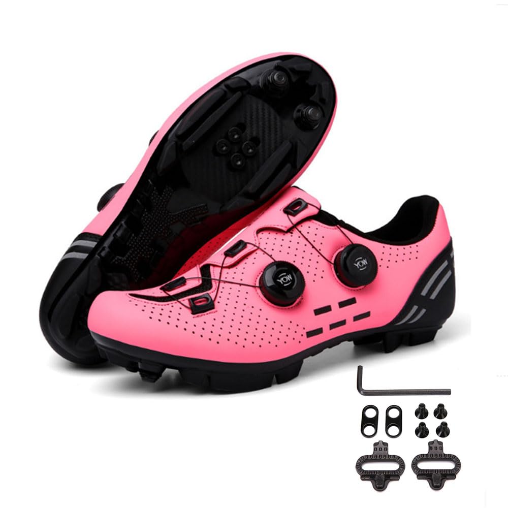 Meiju Mateju Moutntain Fahrradschuhe Herren Damen MTB Schuhe SPD Mountainbike Schuhe Unisex Atmungsaktive MTB Schuhe Radschuhe