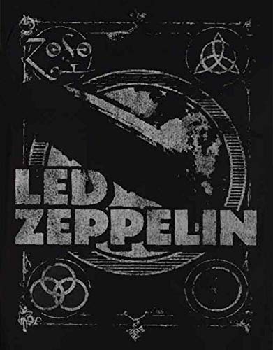 LED Zeppelin T Shirt Vintage Print LED Zepp 1 Band Logo Nouveau Officiel Homme Size S - Les Beatles, Paul McCartney, John Lennon, RIngo Starr, George Harrison LED Zeppelin T Shirt Vintage Print LED Zepp 1 Band Logo Nouveau Officiel Homme Size S – Image 4