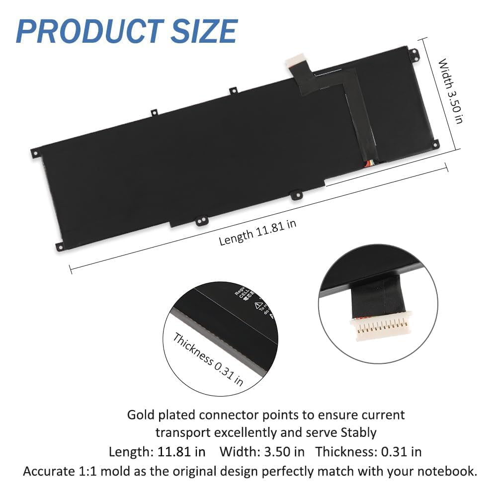 ZG06XL HSTNN-IB8H L07045-855 L07351-1C1 ZGO6XL Batteria di ricambio per HP ZBook Studio G5 EliteBook 1050 G1 Serie 11.55V 95.9Wh