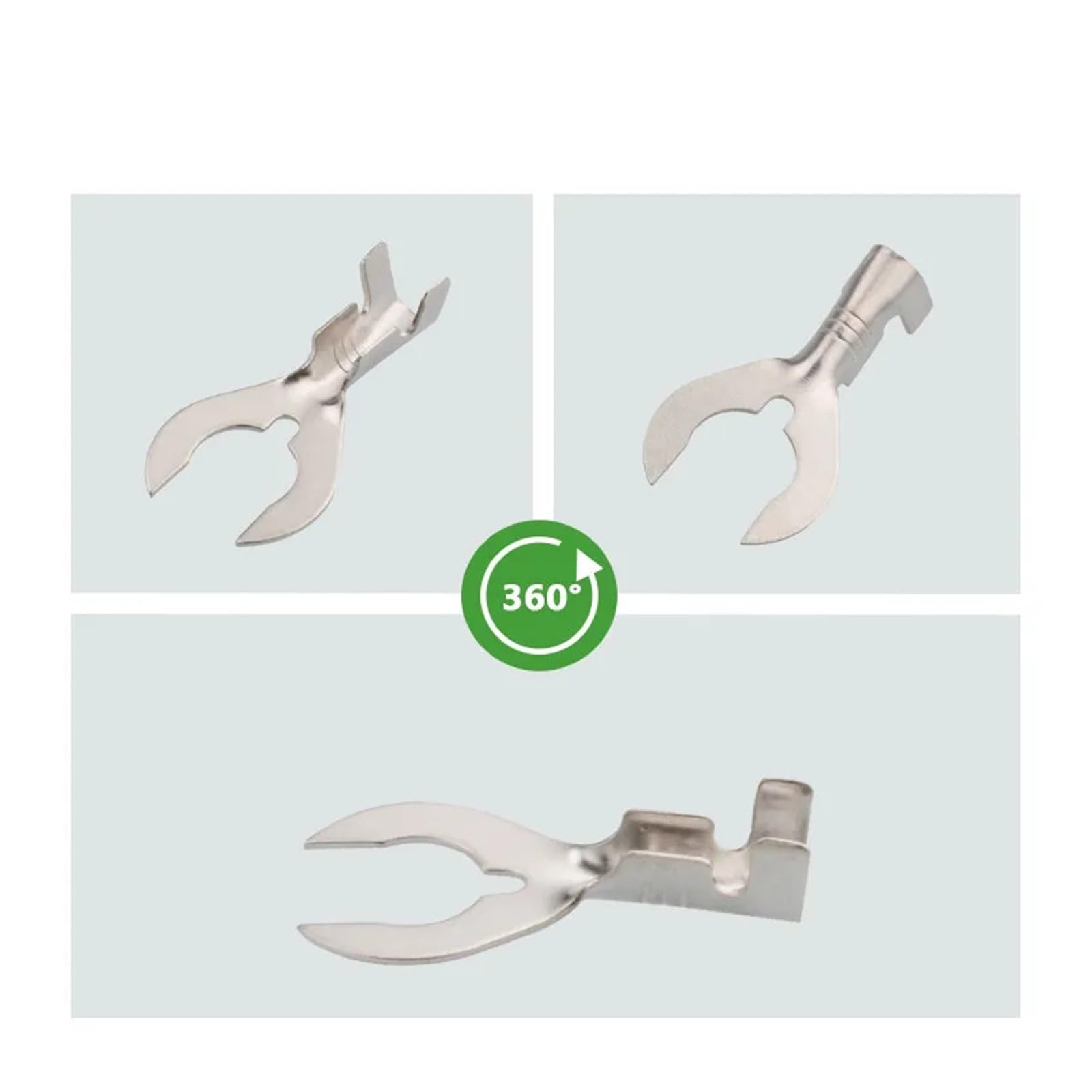 ANNBCDL 100 Stück Kabelverbinder – Gabelösen U-förmig, Y-förmige Crimpklemmen, 4,2 / 5,2 / 6,2 / 8,2 Mm, Kupfer Verzinnt