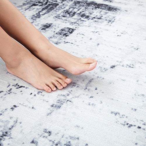 Tapis d'accent moderne lavable Ruby Lil, grand tapis de salon A