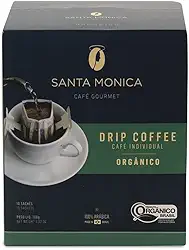 Café Santa Mônica Drip Coffee Orgânico 10 sachês