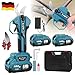 Akku-Astschere 600W Bürstenloser Motor, Elektrische Gartenschere kompatibel mit Makita 18V Akku, mit 2x 4Ah Akku, 28-45mm Schnittdurchmesser für Zweige, Garten & Äste für Männer zu Valentinstag